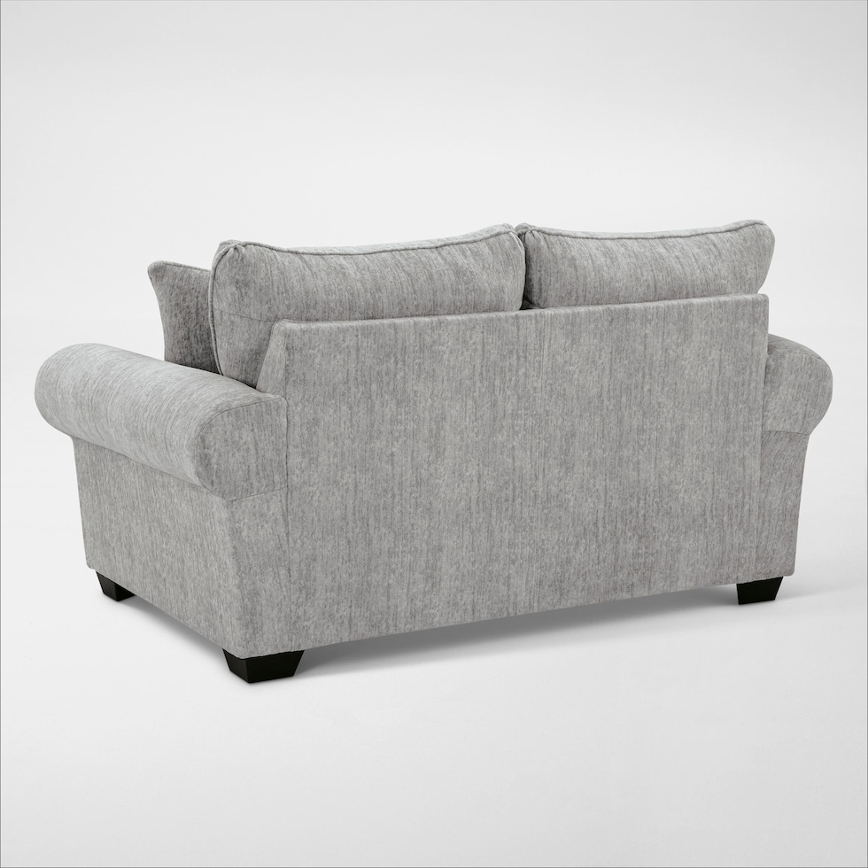 westin lake gray loveseat   