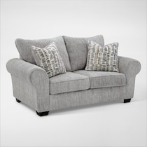 westin lake gray loveseat   