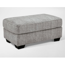 westin lake gray ottoman   