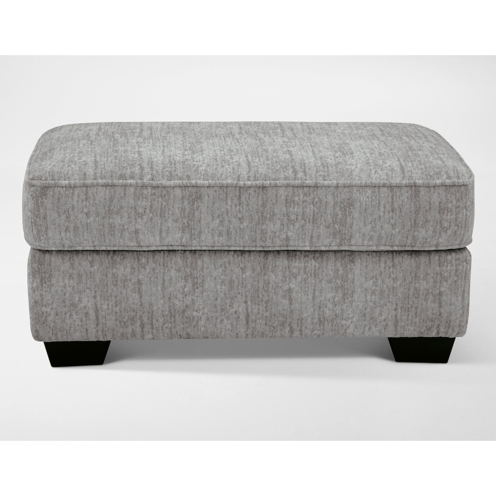 westin lake gray ottoman   