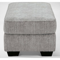 westin lake gray ottoman   