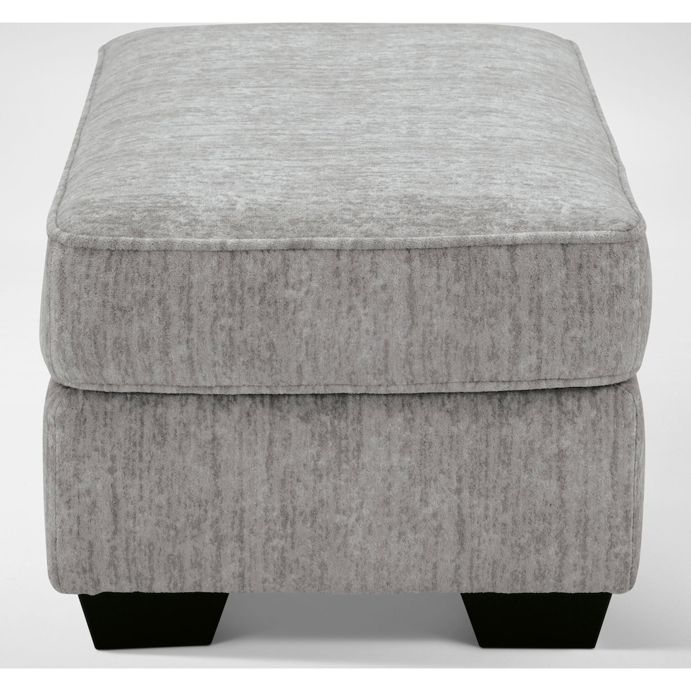 westin lake gray ottoman   
