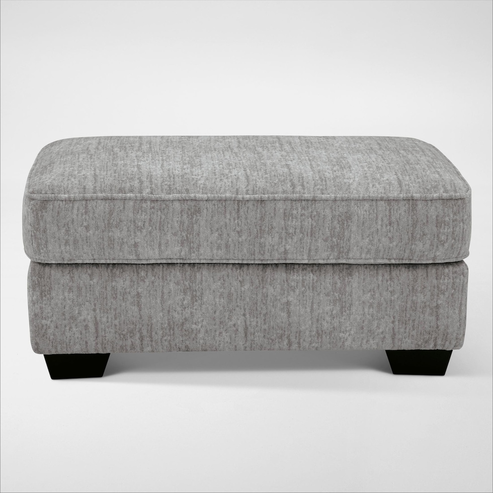 westin lake gray ottoman   