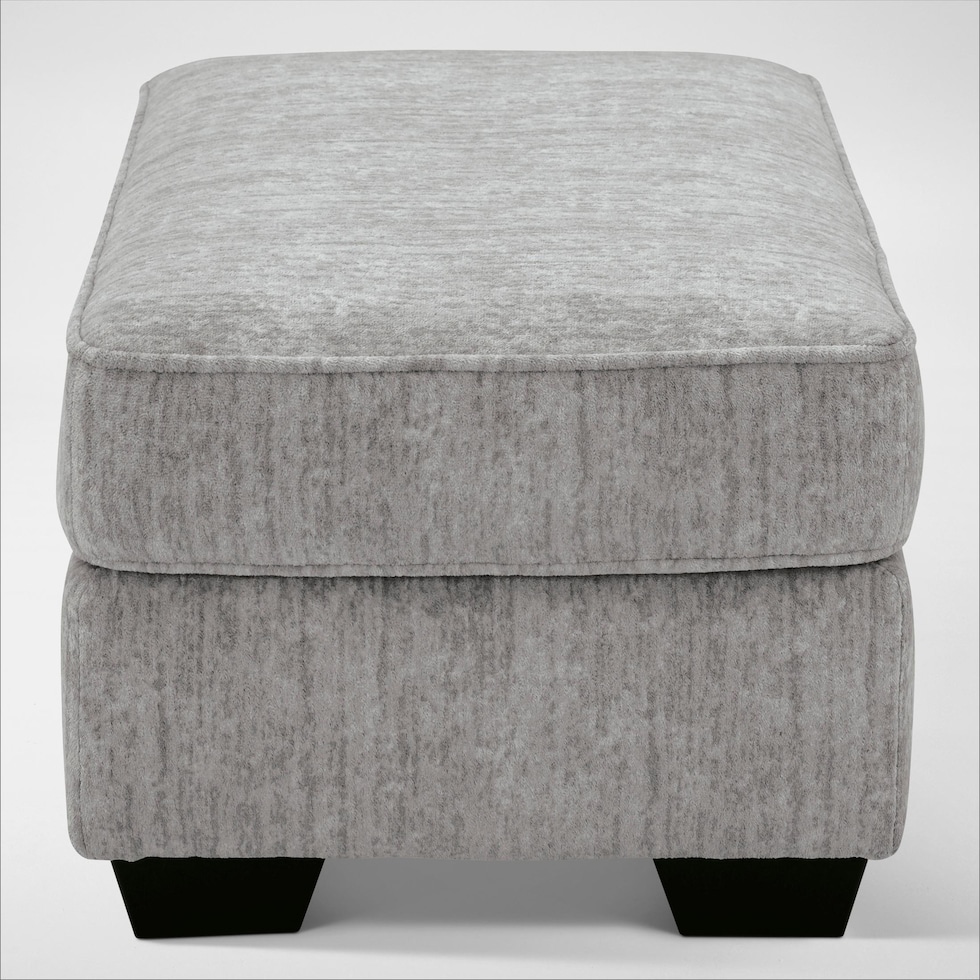 westin lake gray ottoman   