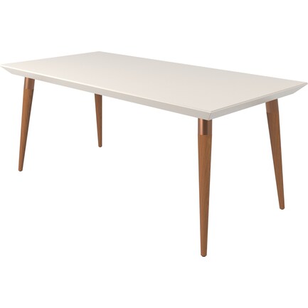 Westin Dining Table - Off-White/Maple