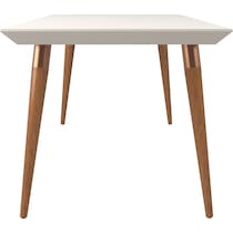 westin off white maple dining table   