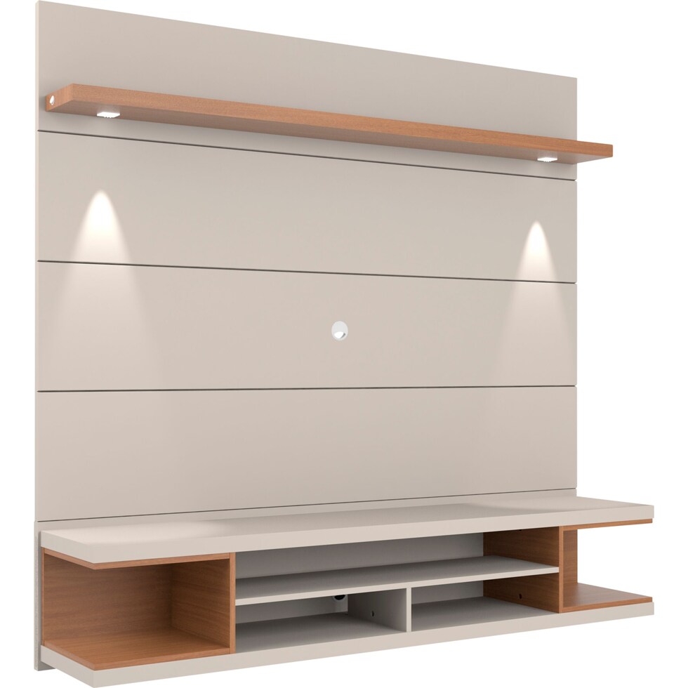 westin off white maple entertainment wall unit   