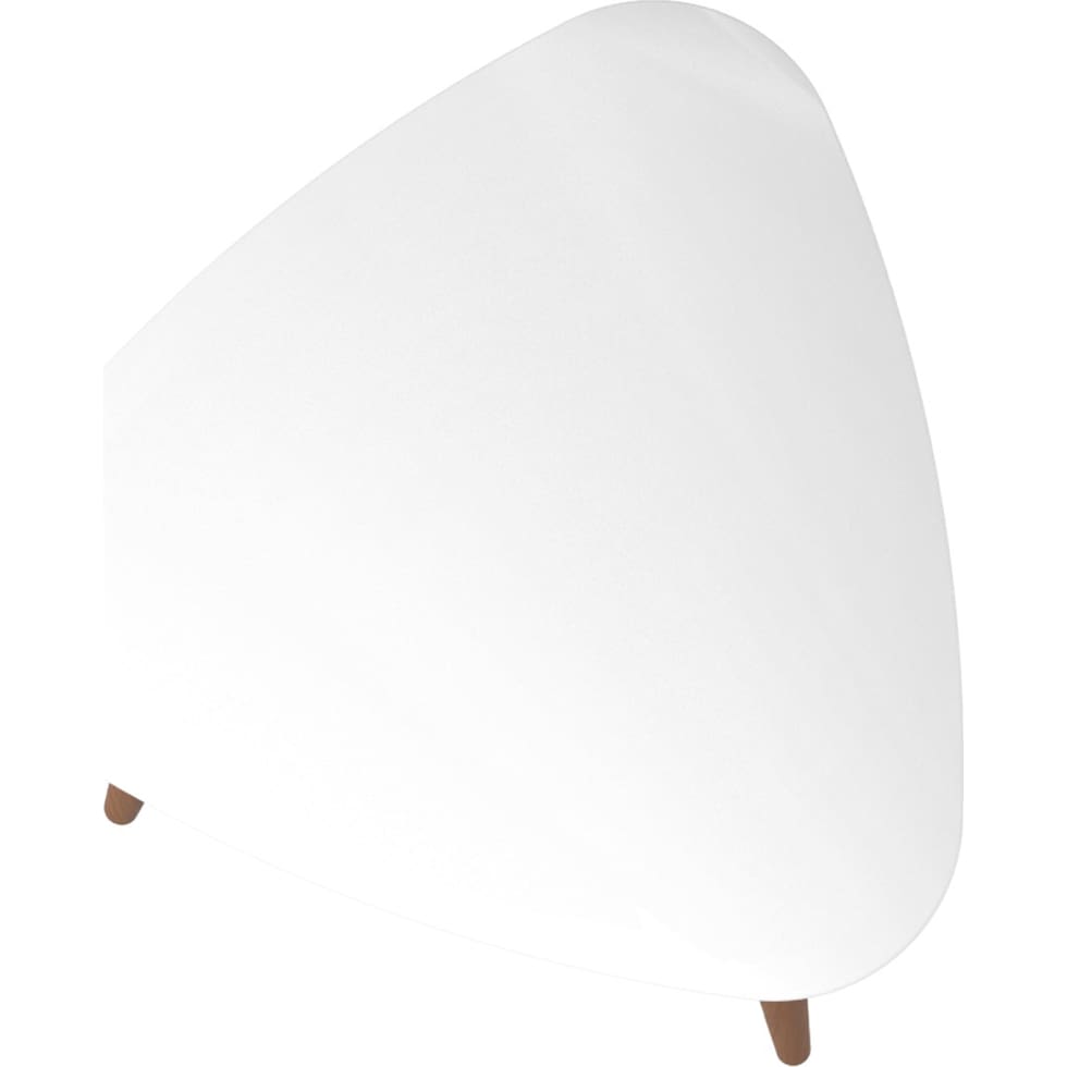 westin white end table   