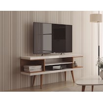 westin white maple tv stand   
