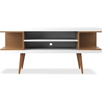 westin white maple tv stand   
