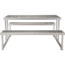 westlake gray outdoor picnic table   