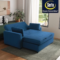 westly blue sofa bed   