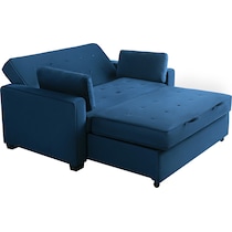 westly blue sofa bed   