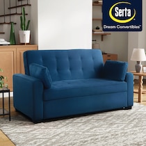 westly blue sofa bed   