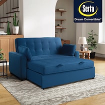 westly blue sofa bed   