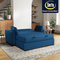 westly blue sofa bed   