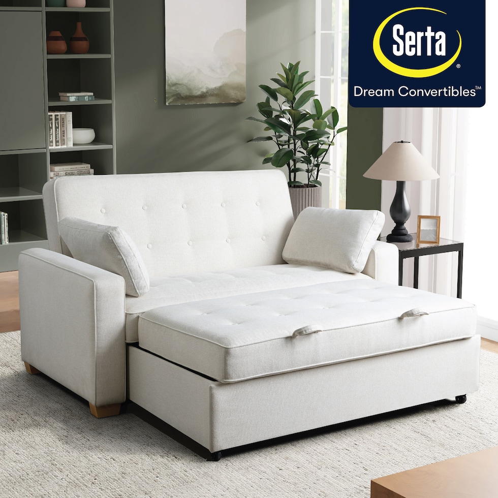 westly white sofa bed   