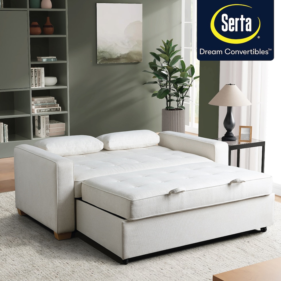 westly white sofa bed   