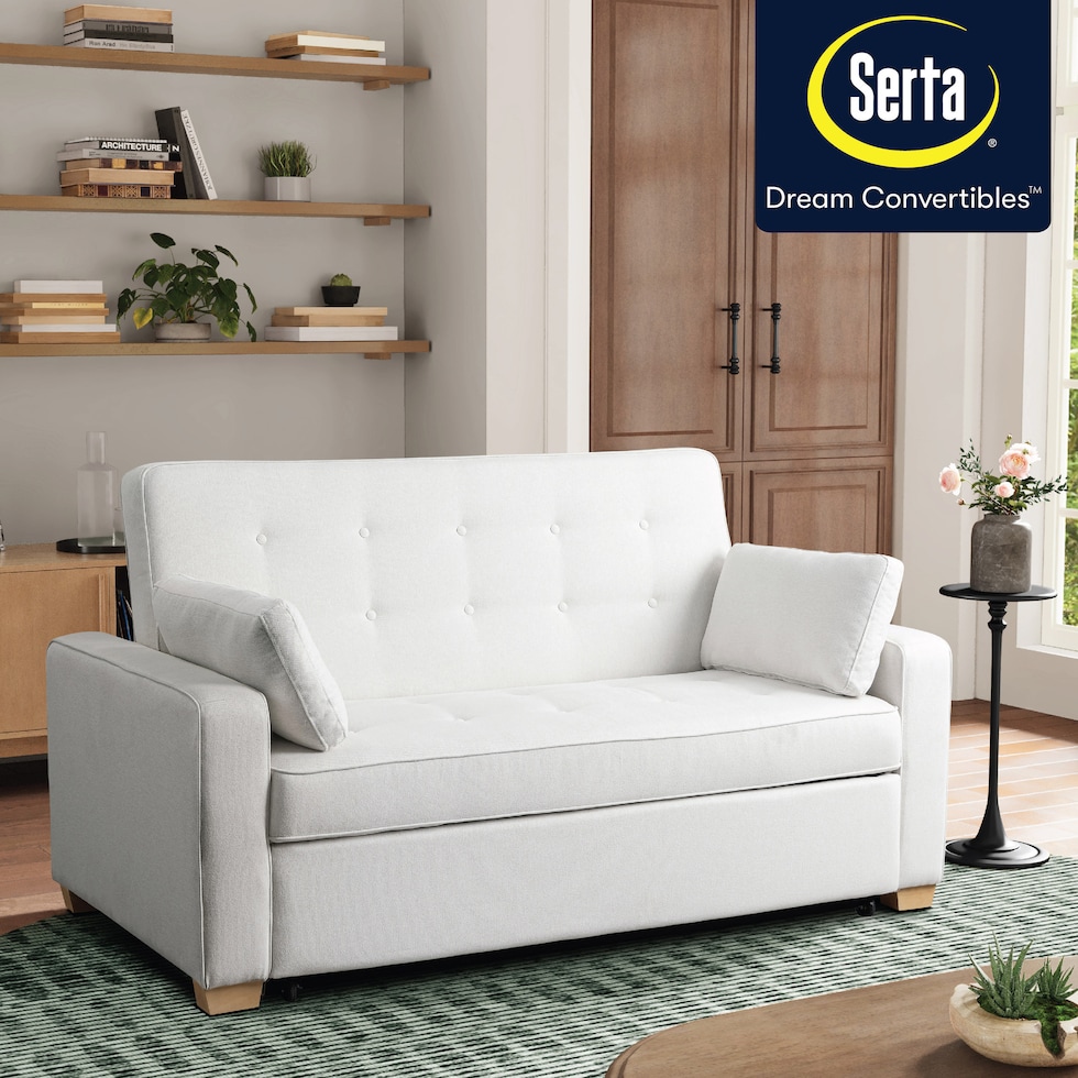 westly white sofa bed   