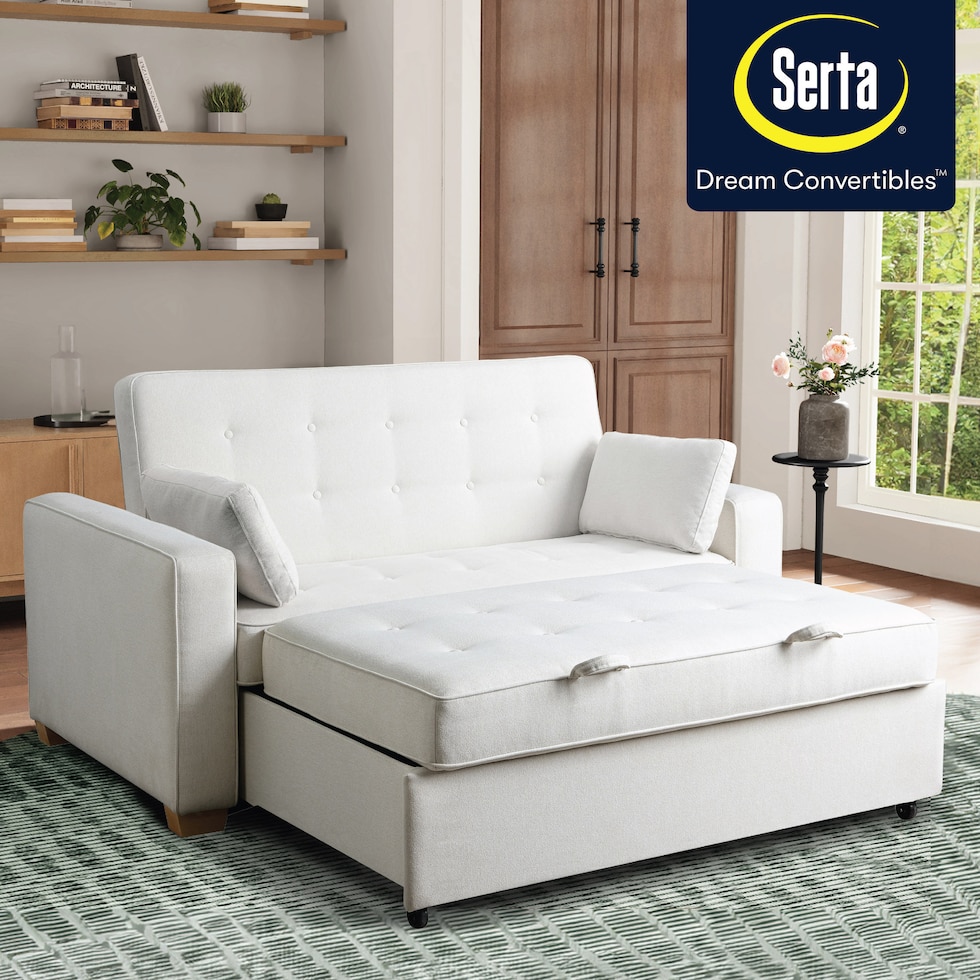 westly white sofa bed   