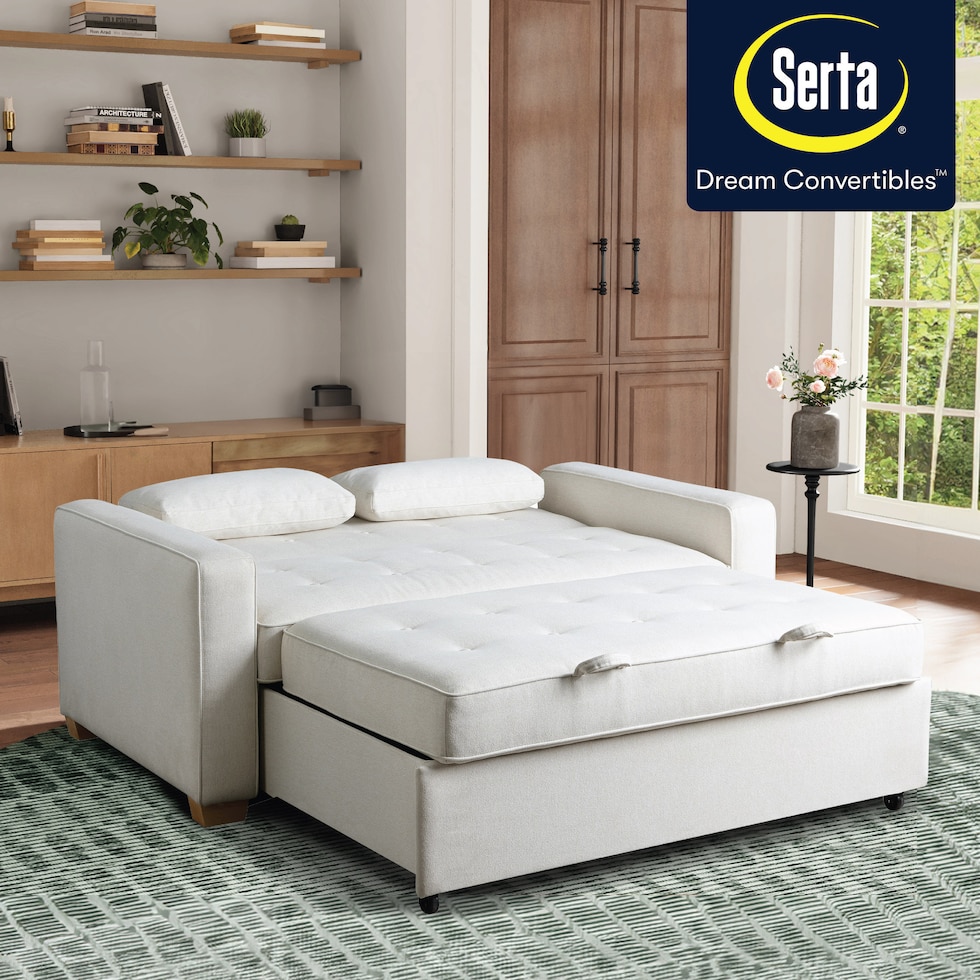 westly white sofa bed   