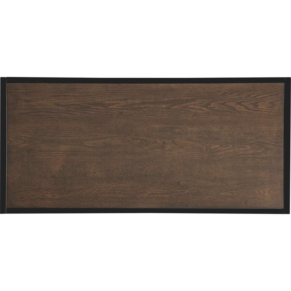 weston dark brown coffee table   