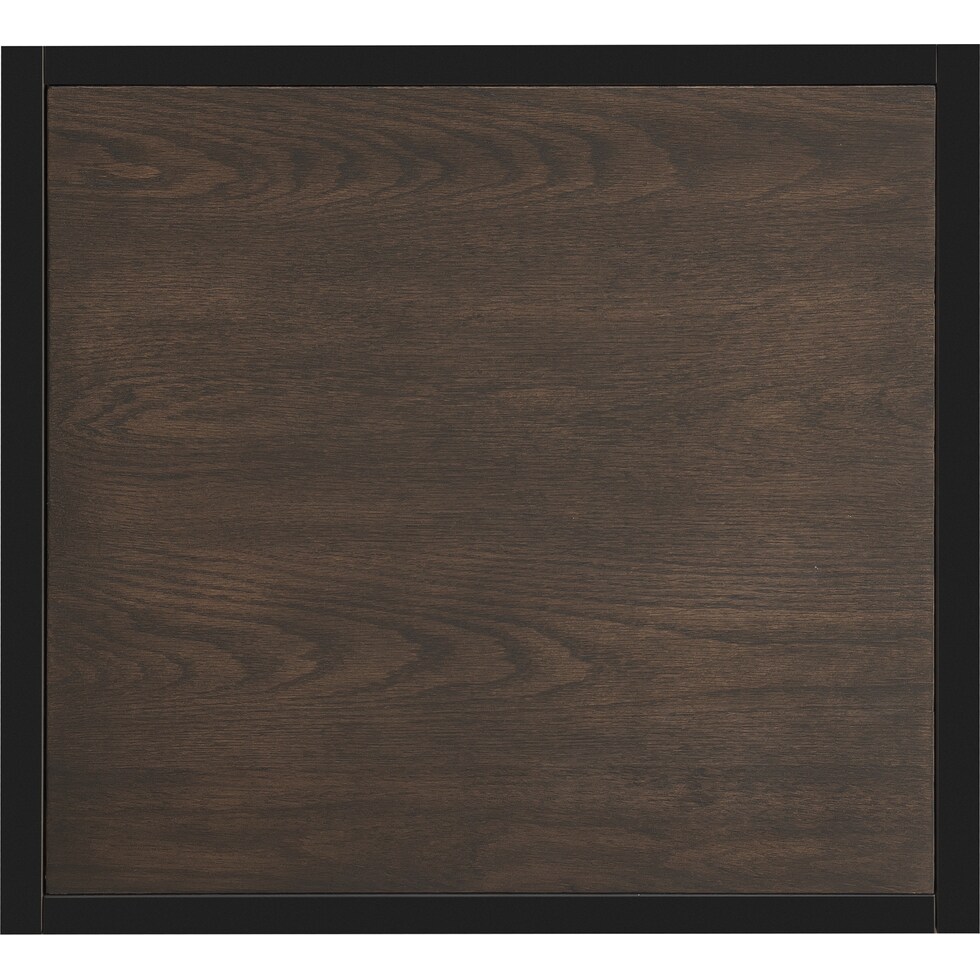 weston dark brown end table   