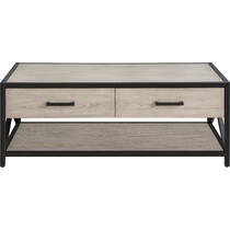 weston gray coffee table   