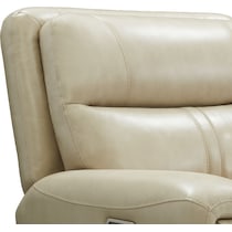 weston white recliner   