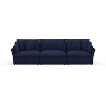 westport blue sofa   