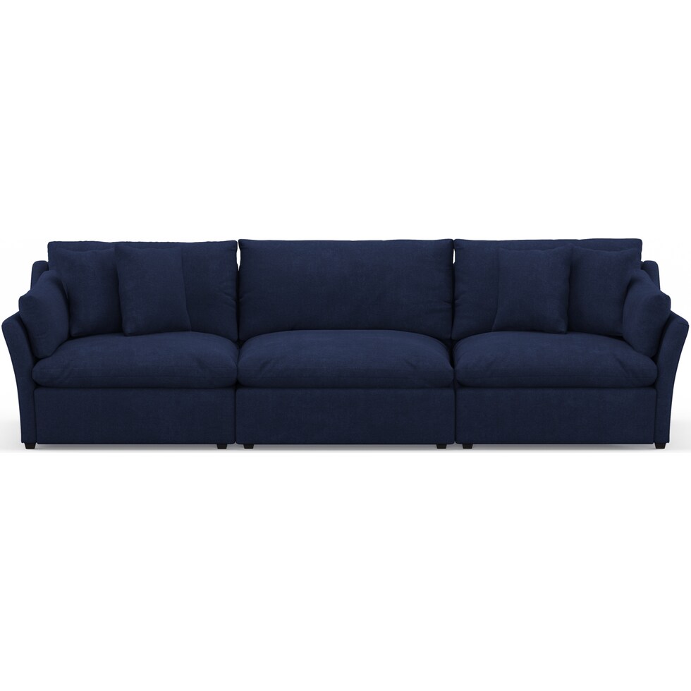 westport blue sofa   