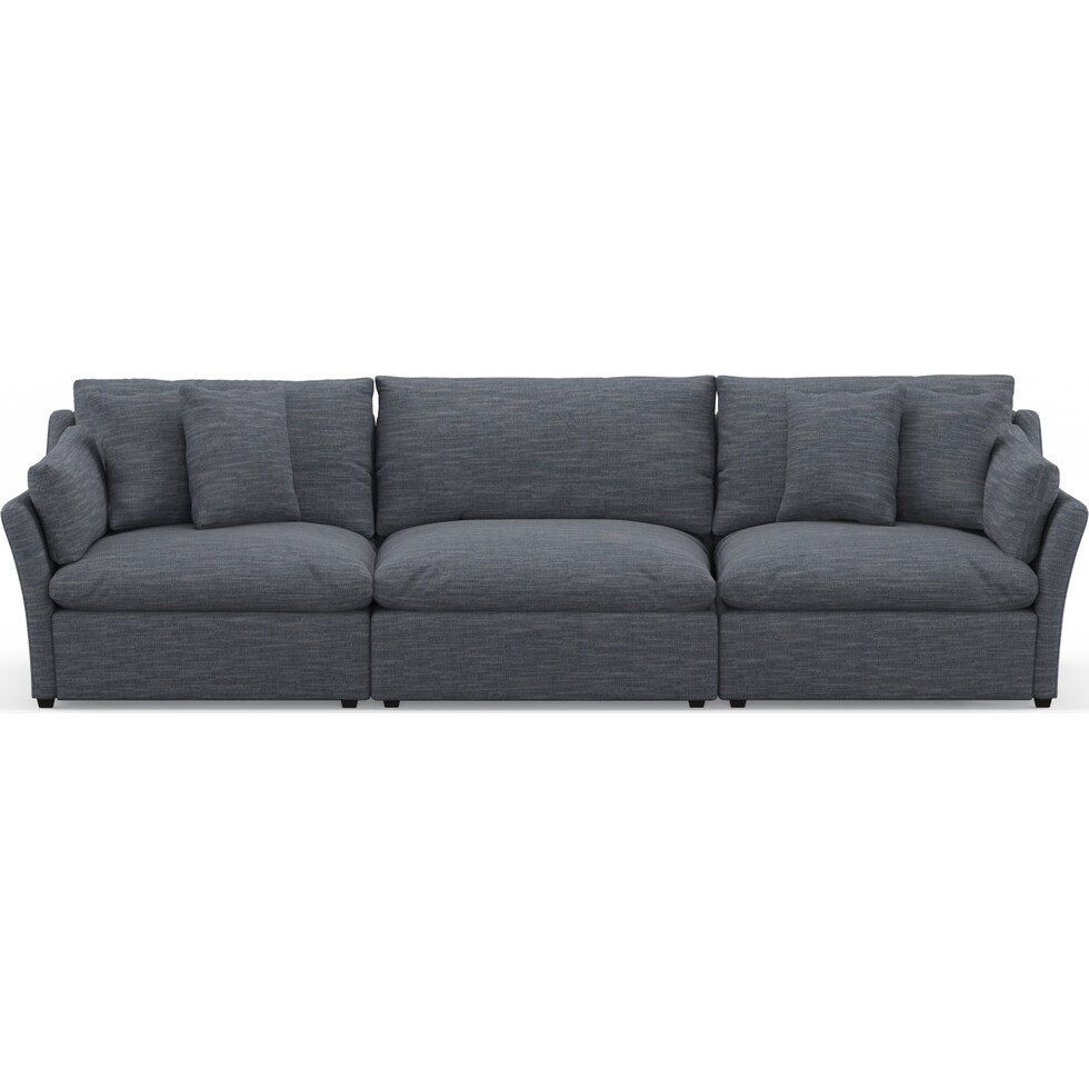 westport blue sofa   