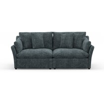 westport blue sofa   