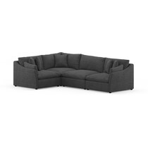 westport gray  pc sectional   