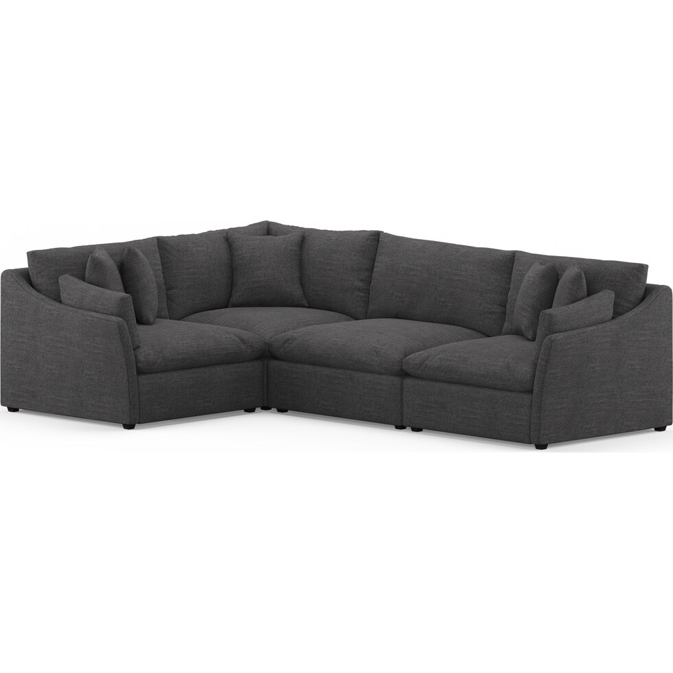 westport gray  pc sectional   