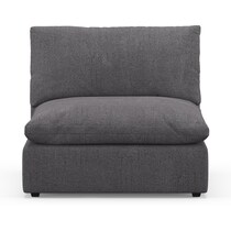 westport gray armless chair   