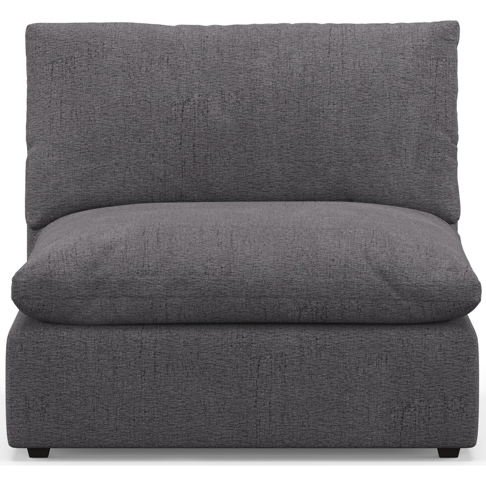westport gray armless chair   
