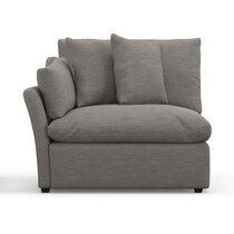 westport gray left facing chair   