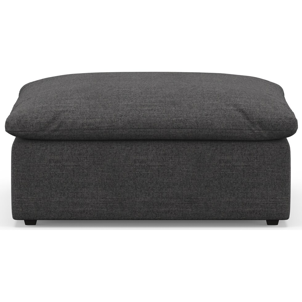 westport gray ottoman   