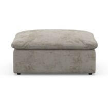 westport gray ottoman   