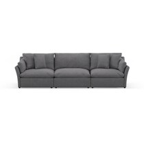 westport gray sofa   