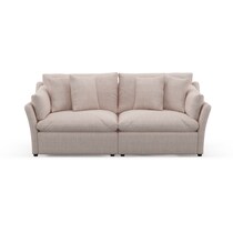 westport white sofa   