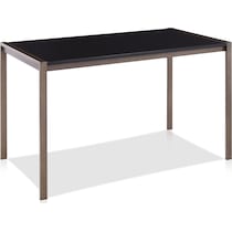 wheaton black dining table   