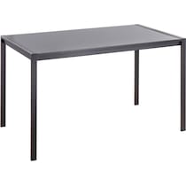 wheaton black dining table   