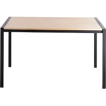 wheaton light brown dining table   