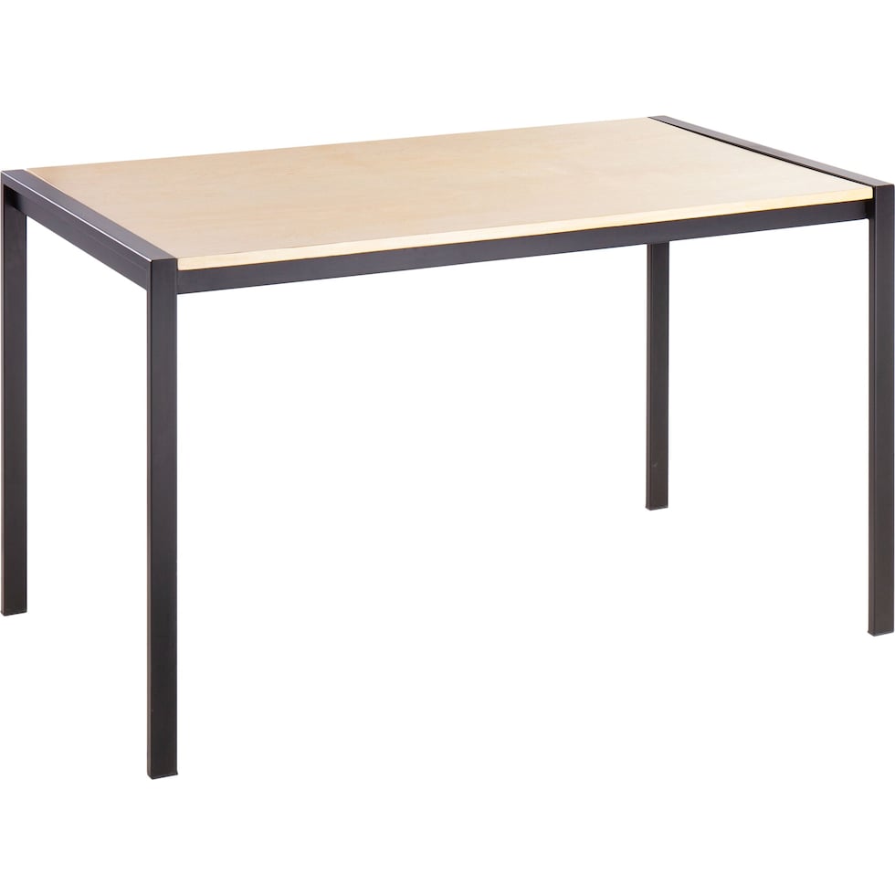 wheaton light brown dining table   