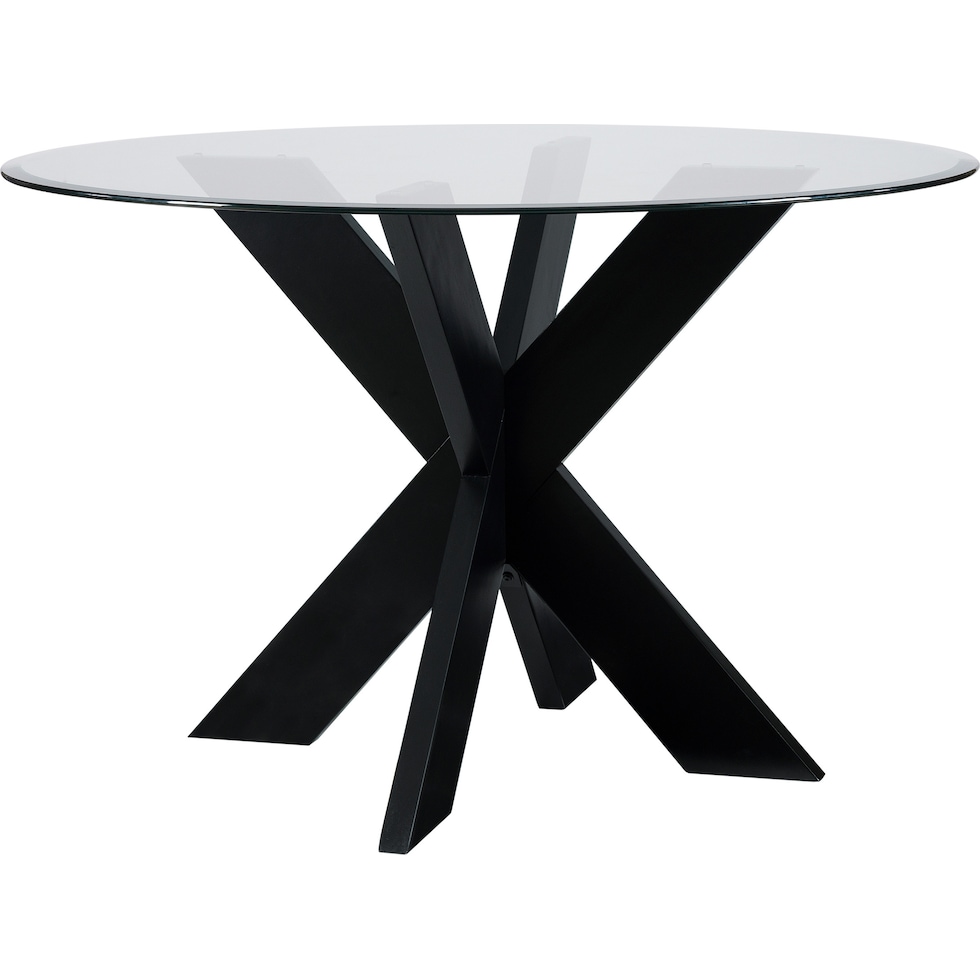 whitaker black dining table   