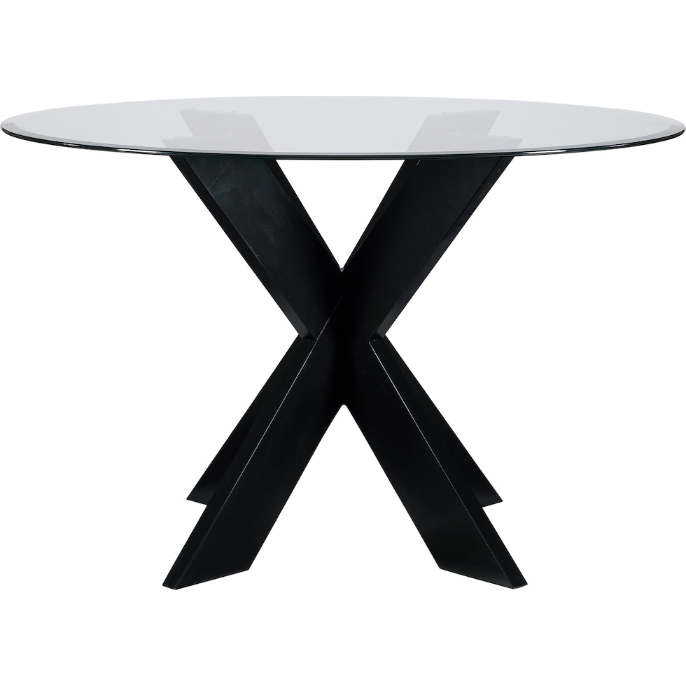 whitaker black dining table   