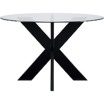 whitaker black dining table   