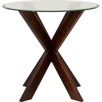 whitaker dark brown counter height dining table   